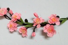 Bí quyết tạo hoa hồng tuyệt đẹp bằng giấy nhún