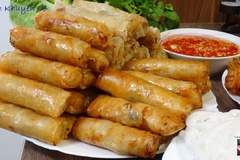 Cách làm chả giò tôm thịt đơn giản và ngon miệng