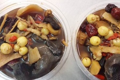 Cách làm gà hầm thuốc bắc