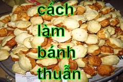 Cách làm bánh thuẫn đơn giản và ngon miệng