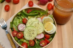 Cách làm salad dầu giấm: Hướng dẫn ngắn gọn cho món salad đơn giản và mát lành