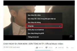 Cách phát Video theo vòng lặp tự động trên Youtube