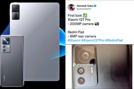 Rò rỉ ảnh render của Xiaomi 12T Pro và Redmi Pad