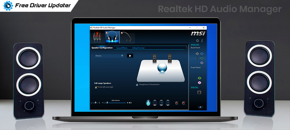 download realtek audio manager