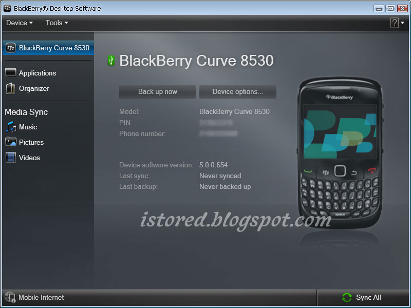 Hướng dẫn Download BlackBerry Desktop Manager