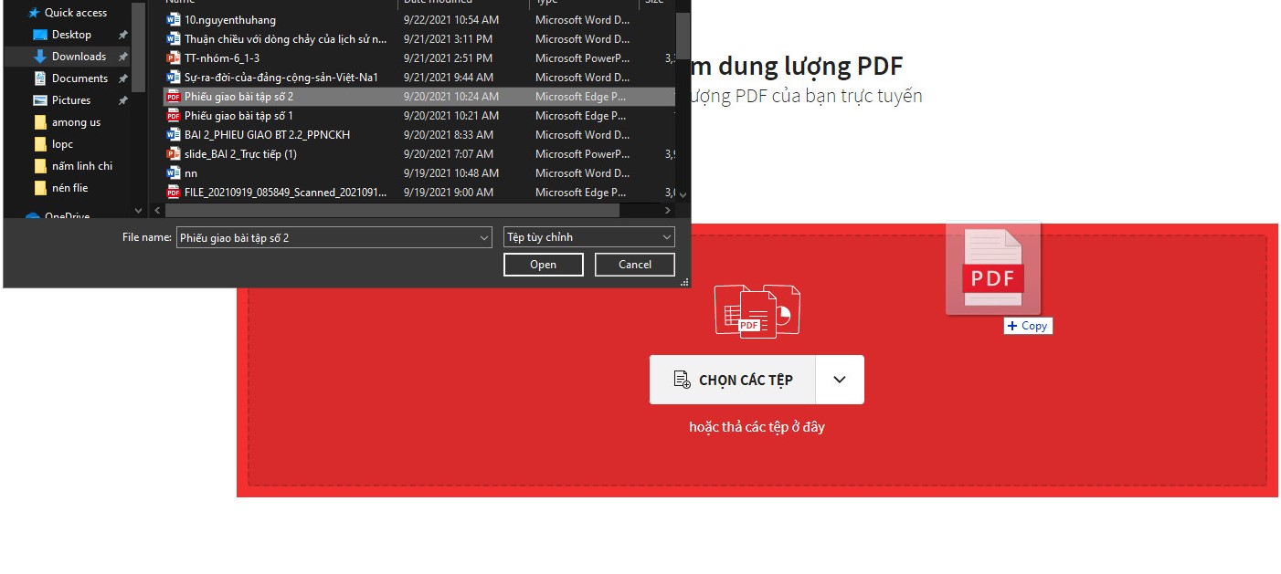 Hướng dẫn cách nén file PDF dễ dàng.