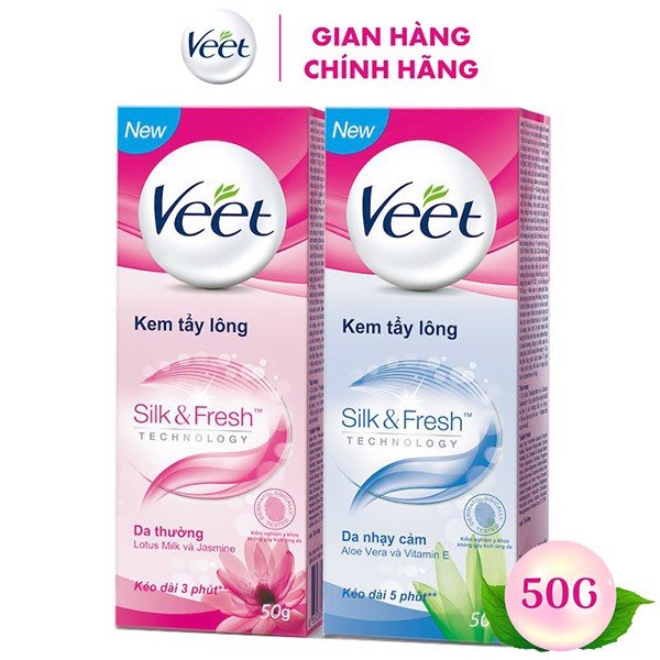 Kem Tẩy Lông Veet Hair Removal Cream 50g – THẾ GIỚI SKINFOOD