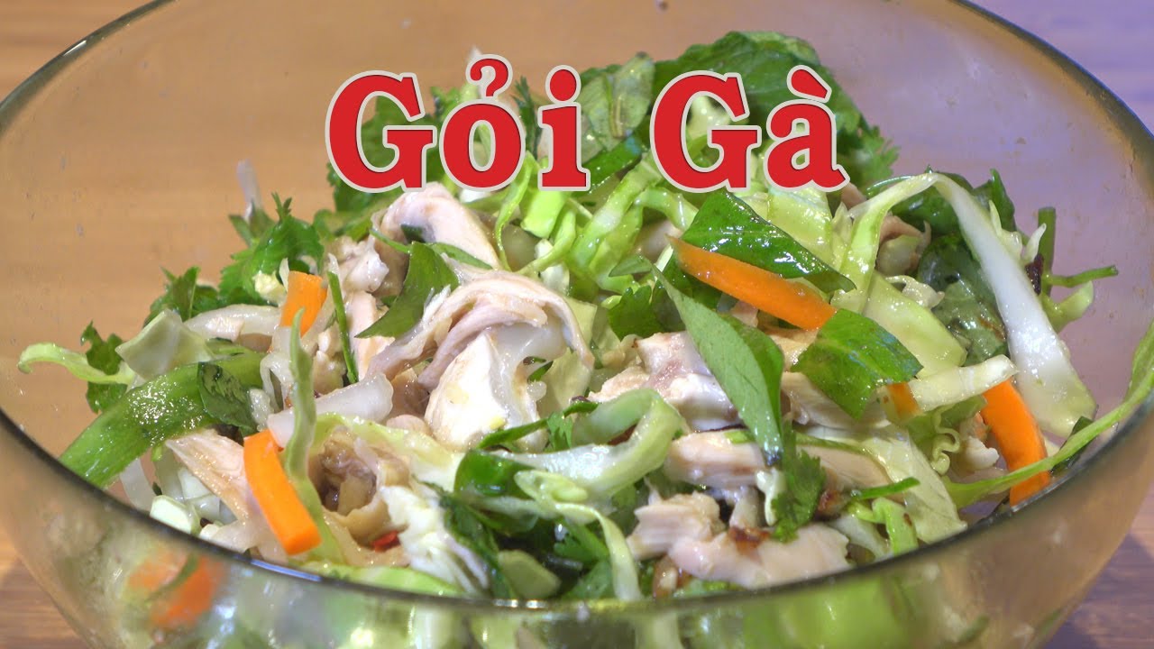 Cách làm gà bóp gỏi đơn giản ngon như ngoài hàng - Mạng Đời Sống | Làm ...
