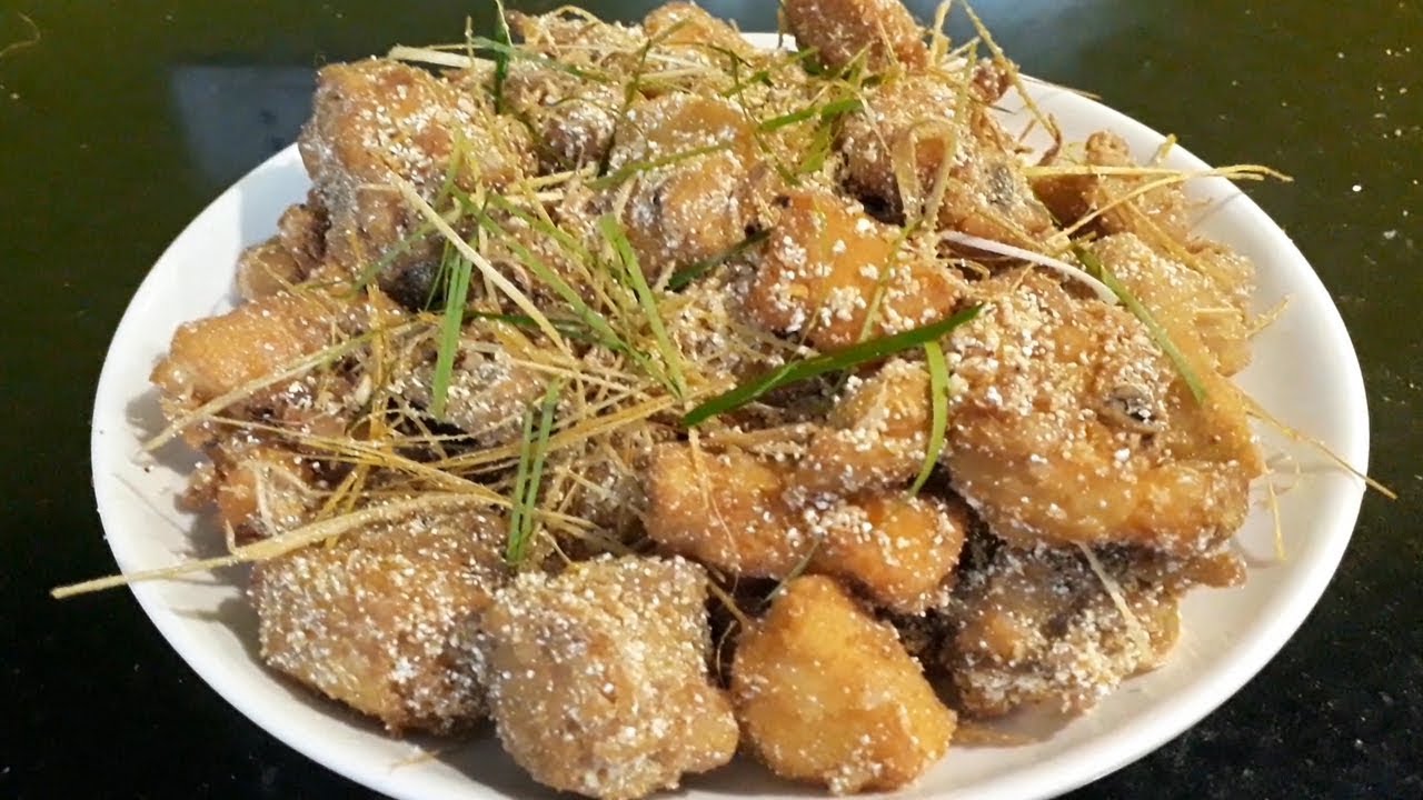 CÁCH LÀM GÀ RANG MUỐI SIÊU NGON