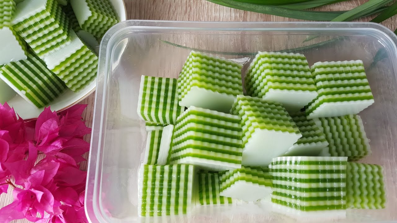 Cách làm RAU CÂU LÁ DỨA CỐT DỪA ngon tuyệt không tách lớp - Cuộc Sống