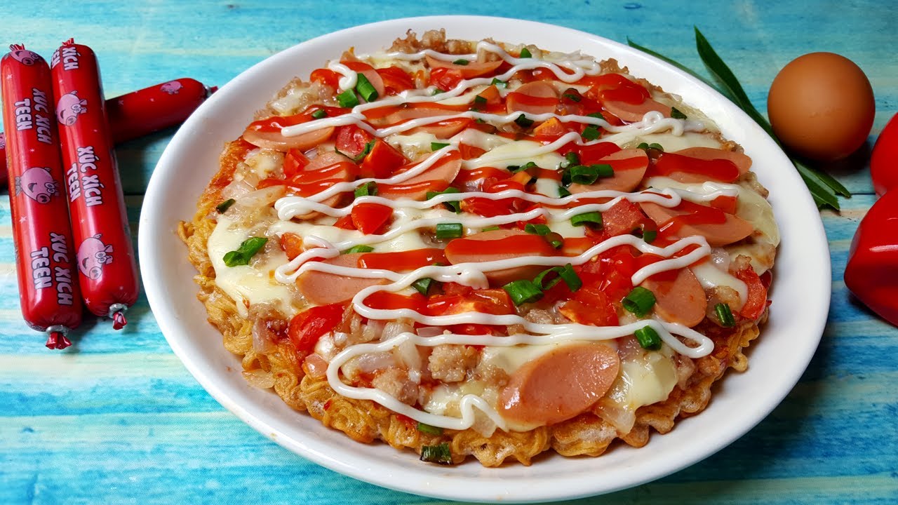 Cách Làm Pizza Mì Gói | Pizza Mì Tôm Mới Lạ Mà Ngon Tuyệt | Góc Bếp Nhỏ ...