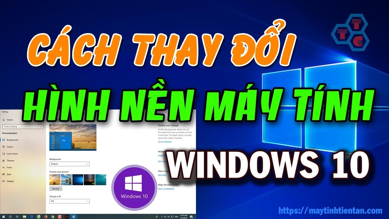 Cách thay đổi cài đặt hình nền máy tính Desktop, Laptop trên Windows 10 ...