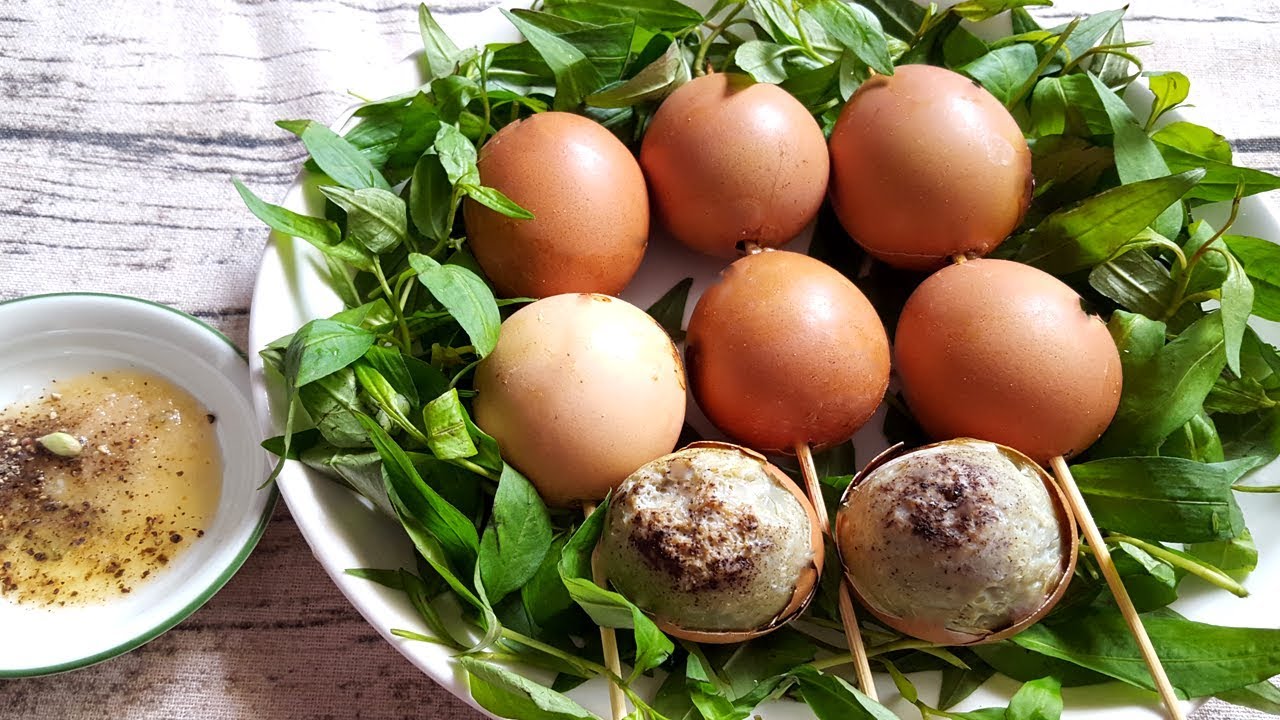 Cách Làm Trứng Gà Nướng ( Hột Gà Nướng ) Kiểu Thái Cực Ngon | Góc Bếp ...
