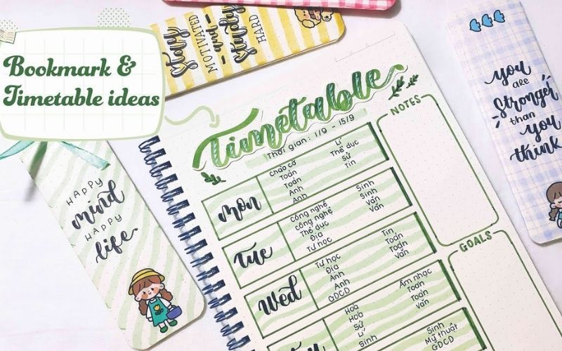 Cách trang trí thời khóa biểu đẹp, độc, lạ, đơn giản dễ làm - Nội Thất ...