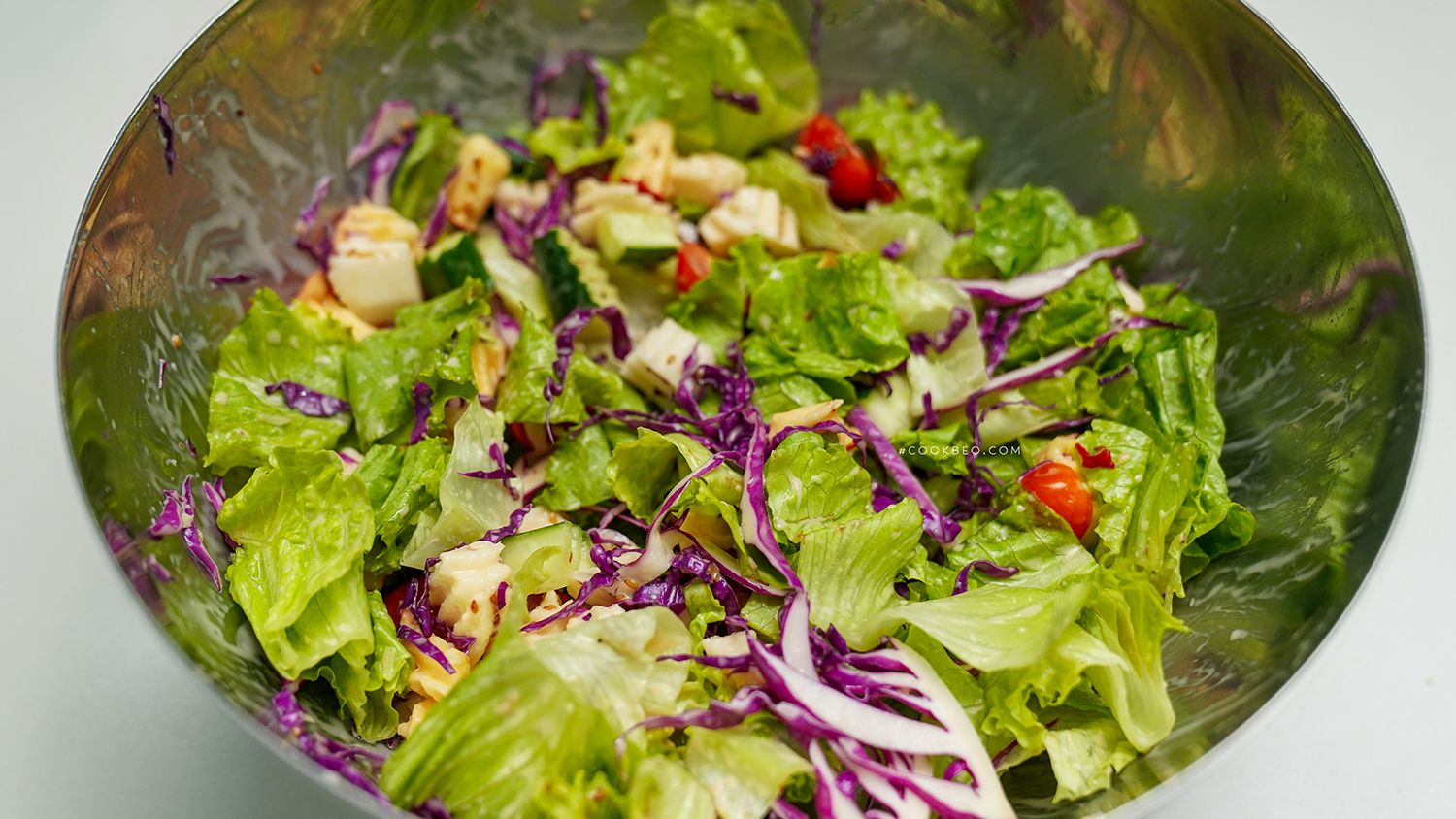 Top 20+ Cách Làm Salad Bắp Cải Với Sốt Mè Rang Cách làm salad rau trộn ...