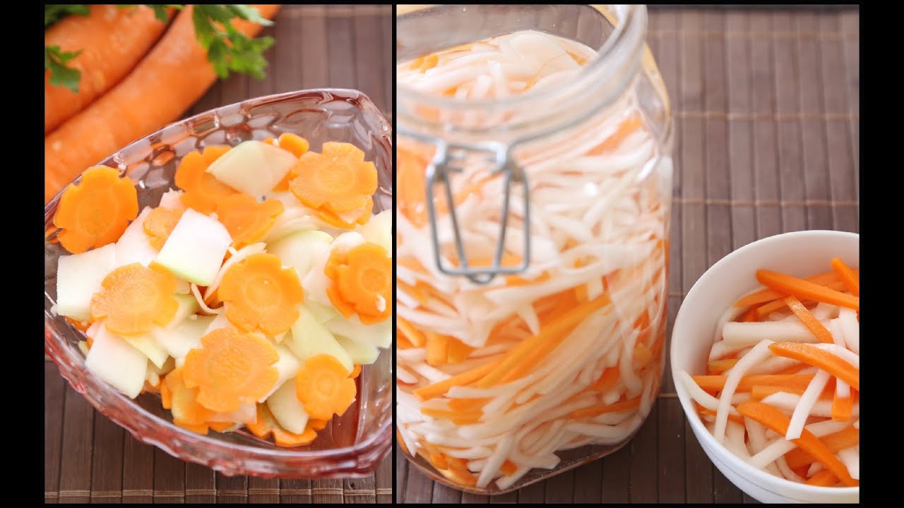 Cách làm ĐỒ CHUA, DƯA GÓP - Vietnamese Pickled Vegetables - YouTube