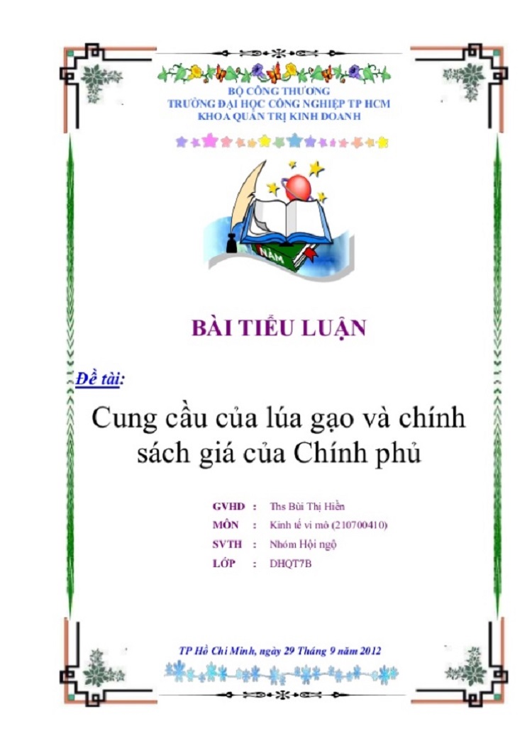 Bai Tiểu Luận Nguyên Lý Của Sự Phát Triển