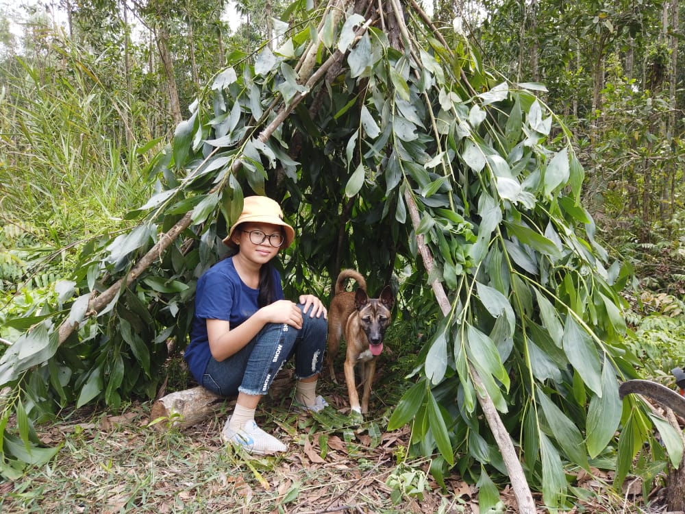 Picnic cắm trại cuối tuần: Dựng nhà chòi, lều lá cây của thời trẻ thơ ...