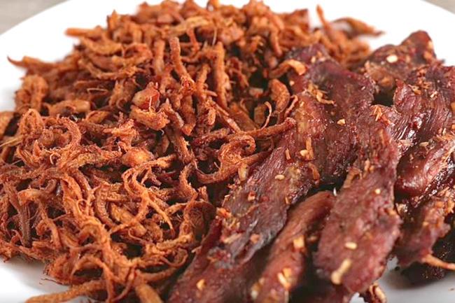 Cách làm khô heo miếng hoặc xé sợi dai ngon ngọt thịt - damri.edu.vn