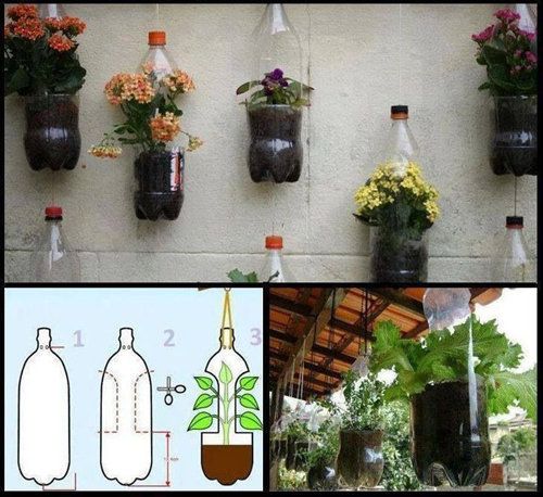 Cách làm chậu hoa treo bằng chai nhựa siêu xinh năm 2021
