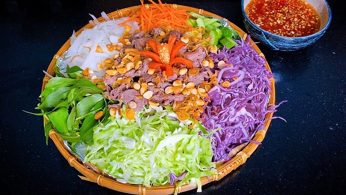 Cách làm gỏi bò ngũ sắc thơm ngon chua chua ngọt ngọt cho cả gia đình ...