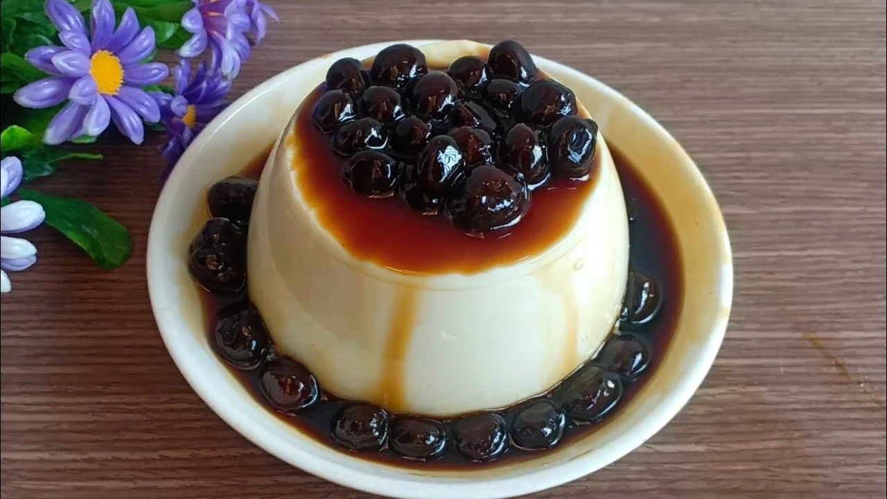 TÀU HŨ TRÂN CHÂU ĐƯỜNG ĐEN - Cách Làm Tàu Hũ trân châu đường đen ...