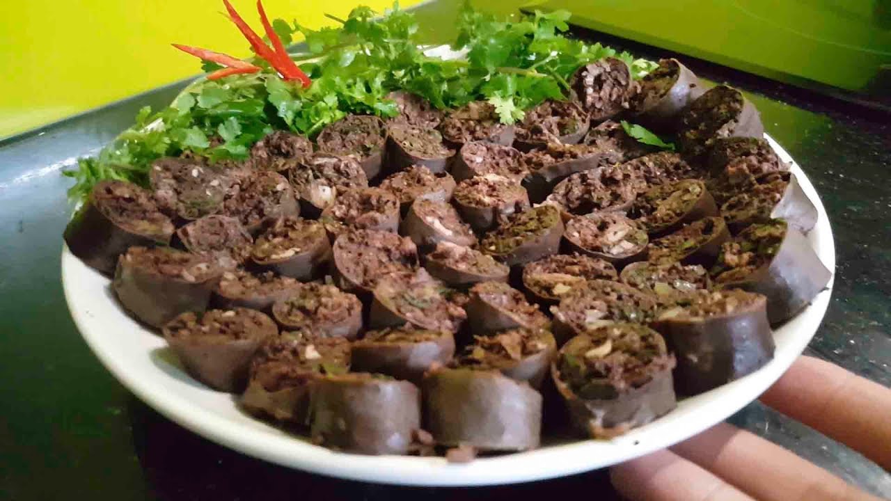 Cách làm dồi heo đơn giản mà ngon món ăn ngon Việt Nam - YouTube