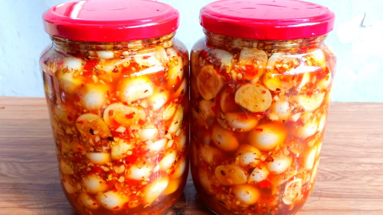 Cách làm Cà Pháo Ngâm Chua Ngọt giòn rụm ko bị đen - Tú Lê Miền Tây ...
