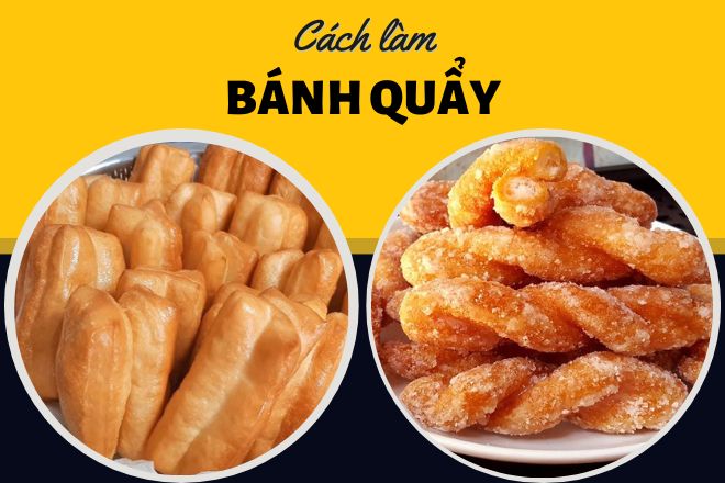 3 cách làm bánh quẩy mặn ngọt dai giòn, thơm béo, vàng ươm vừa nhìn đã ...