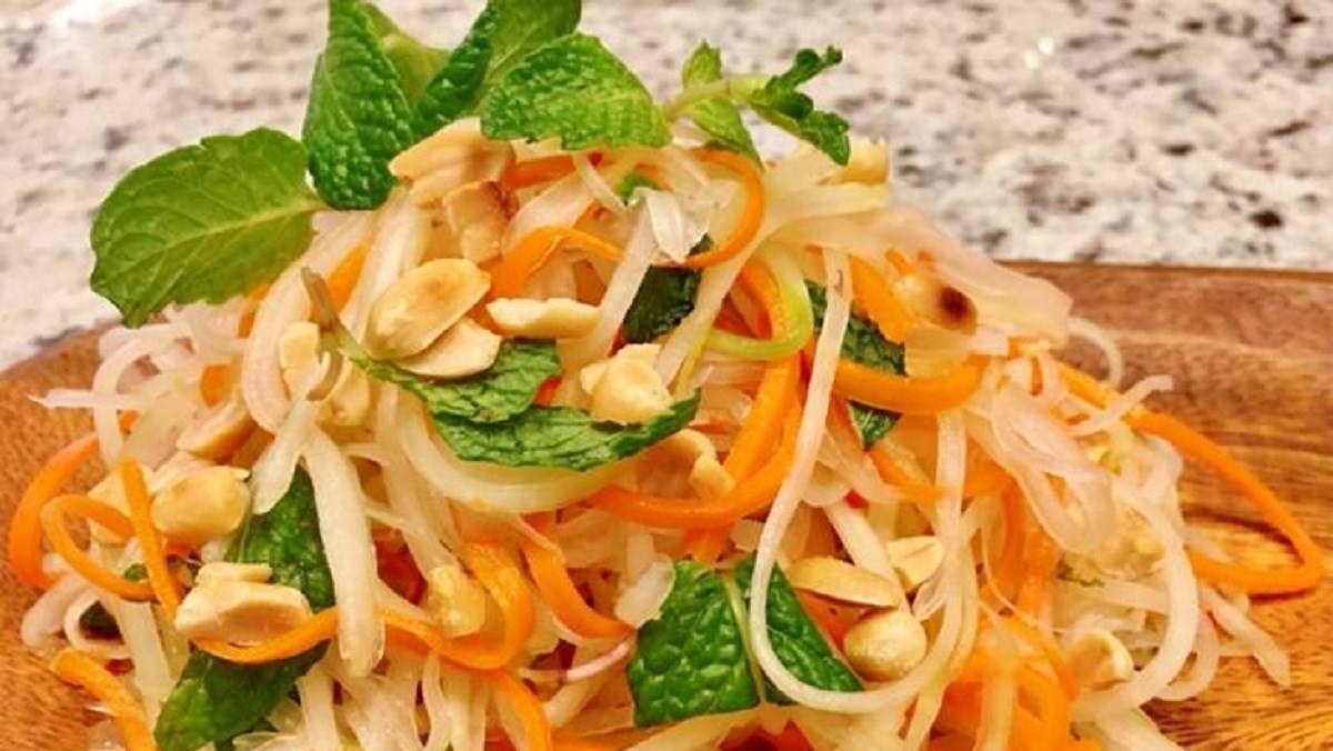 Cách Làm Gỏi Thái Lan Ngon Khó Cưỡng Cho Cả Nhà Đổi Vị, Cách Làm Gỏi Đu ...