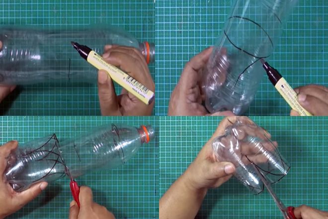 5 cách làm hộp đựng bút bằng chai nhựa siêu đơn giản - MOBO