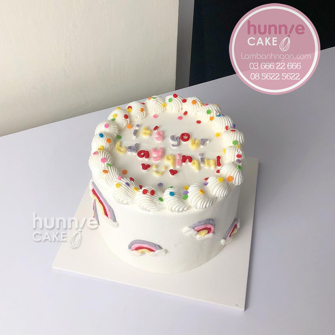 Bánh kem mini sinh nhật kiểu Hàn Quốc đơn giản đẹp nhẹ nhàng nhất 9490 ...