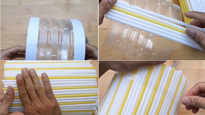 Cách làm lồng đèn Trung Thu bằng ống hút đẹp, sáng tạo - KTHN