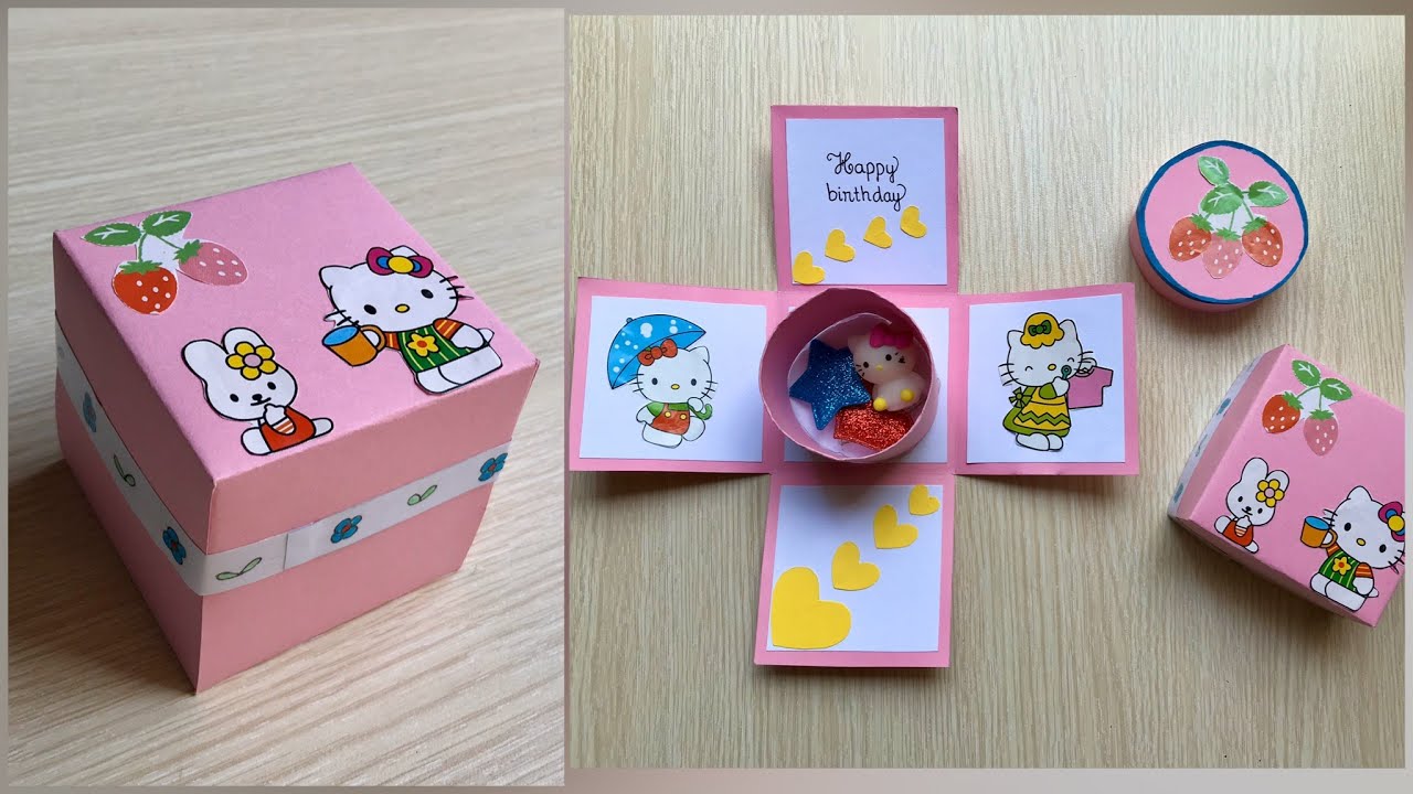 (19) Đồ handmade _ Làm hộp quà sinh nhật bằng giấy tặng bạn | Sáng Tạo ...