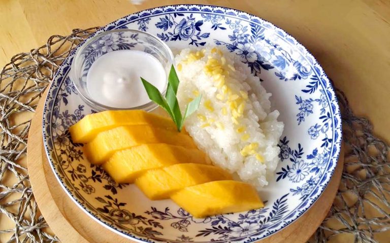 Cách làm xôi xoài Thái Lan thơm ngon chuẩn vị bản xứ - Nấu chuẩn Ăn ngon