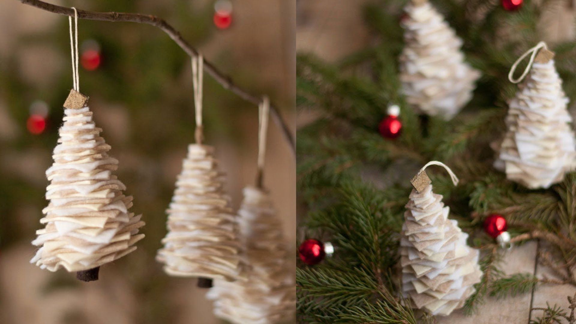 Cách làm đồ Handmade - Làm cây thông Noel trang trí đơn giản từ vải dạ ...