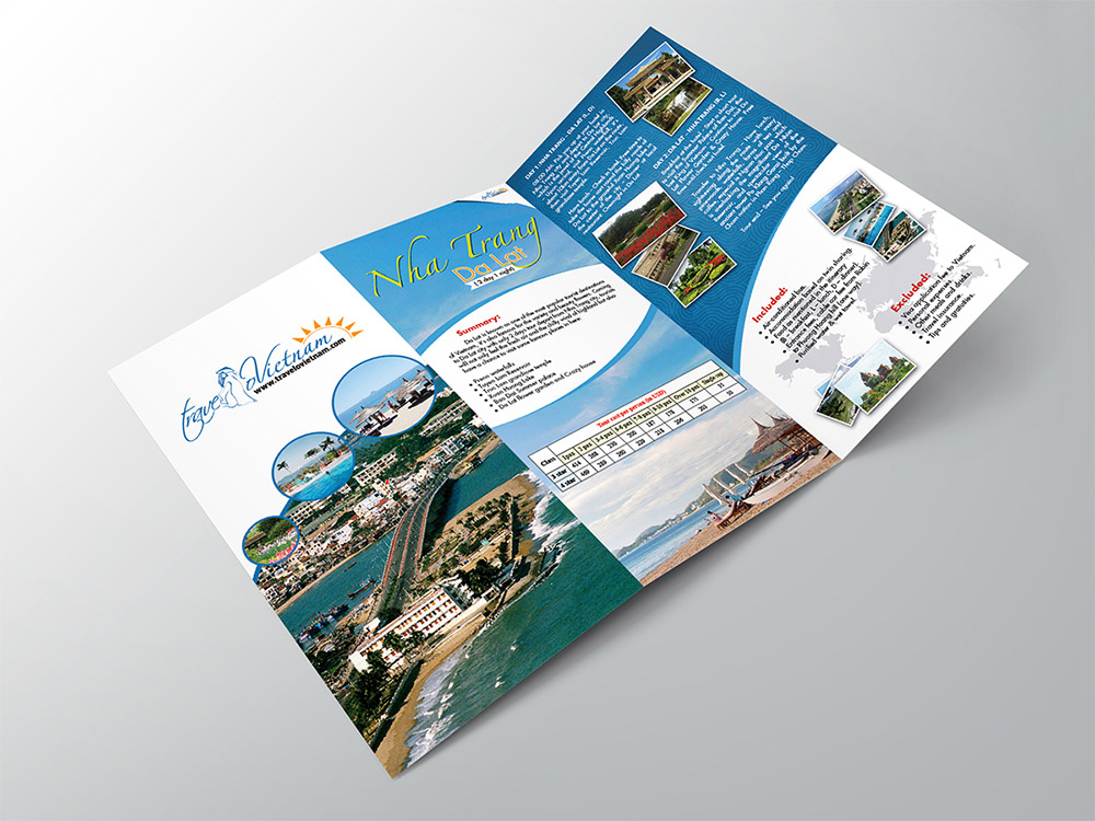 Những mẫu Thiết kế Brochure du lịch ấn tượng - Blog Việt Art - Blog ...