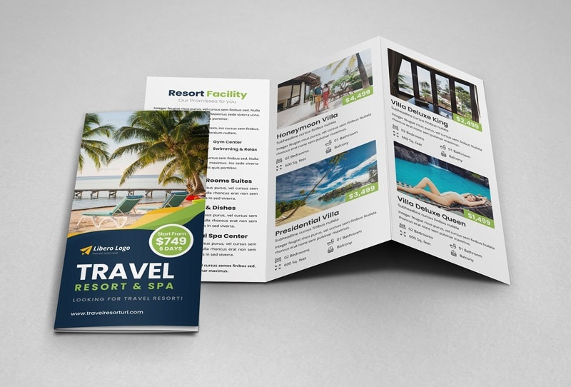Thiết kế brochure du lịch đẹp & ấn tượng