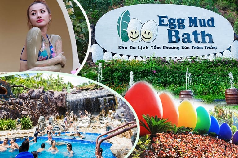 Review khu du lịch trăm trứng ở Nha Trang kèm giá tắm bùn - TungChi'N