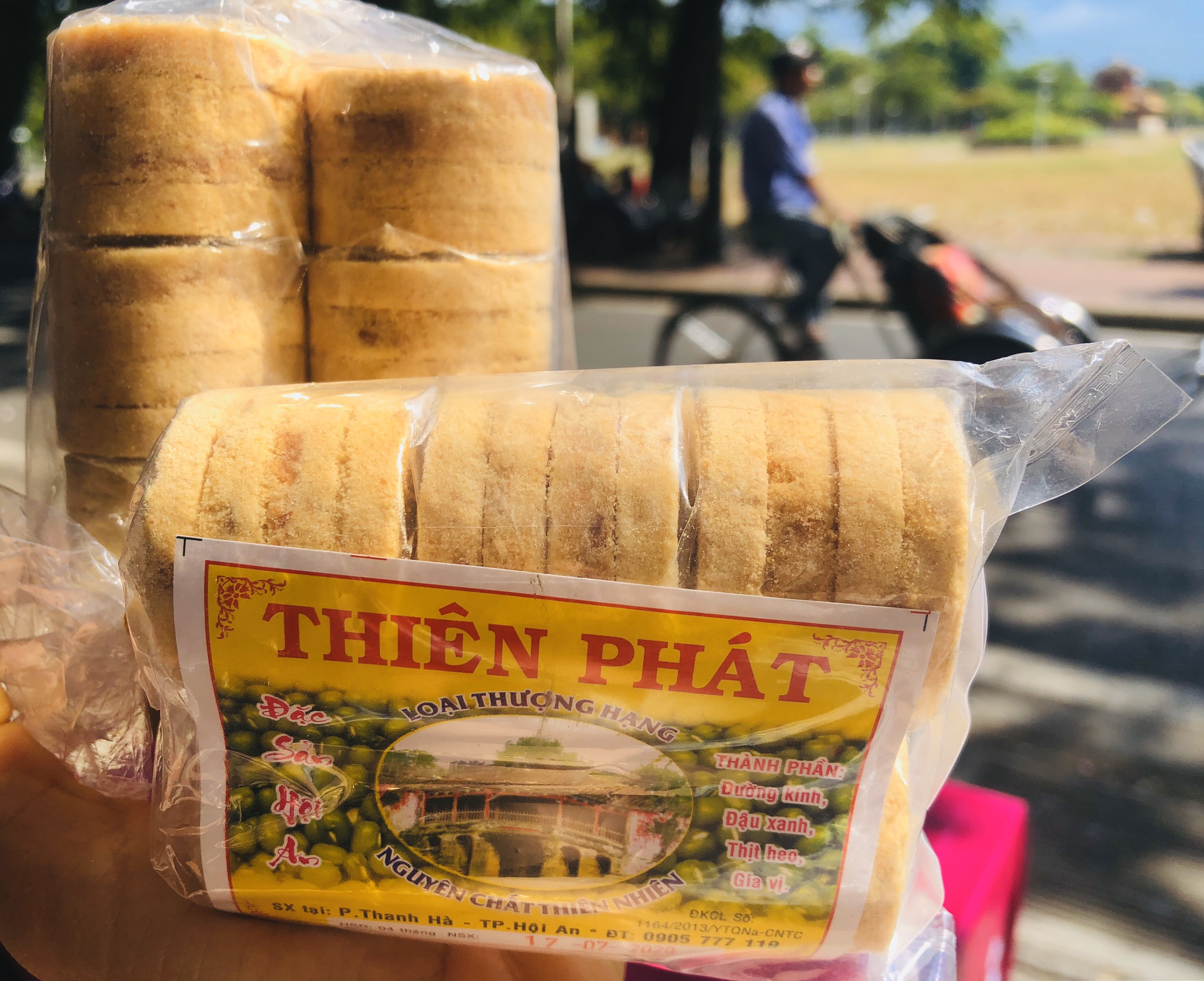 Bánh đậu xanh nhân thịt Hội An - Thiên Phát - 100gr - Quà Huế Online