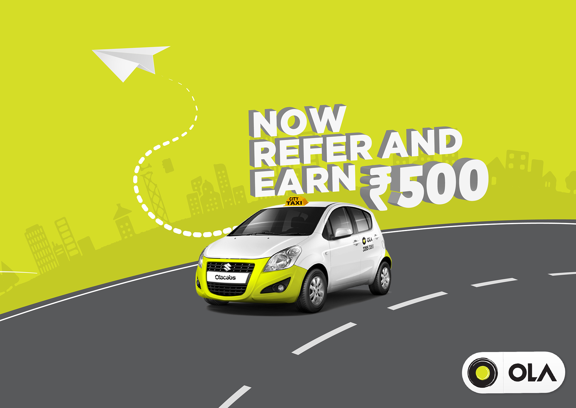 GIF and Web banners, Advertising for OLA | Behance