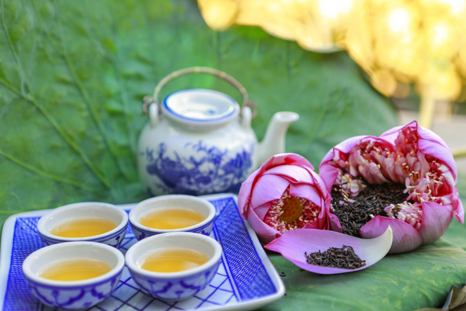 Trà sen Tây Hồ – Đặc sản trà Việt tặng sếp và khách nước ngoài | xem tin tức