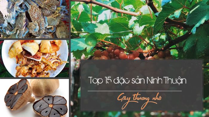 Top 15 đặc sản Ninh Thuận nổi tiếng gần xa