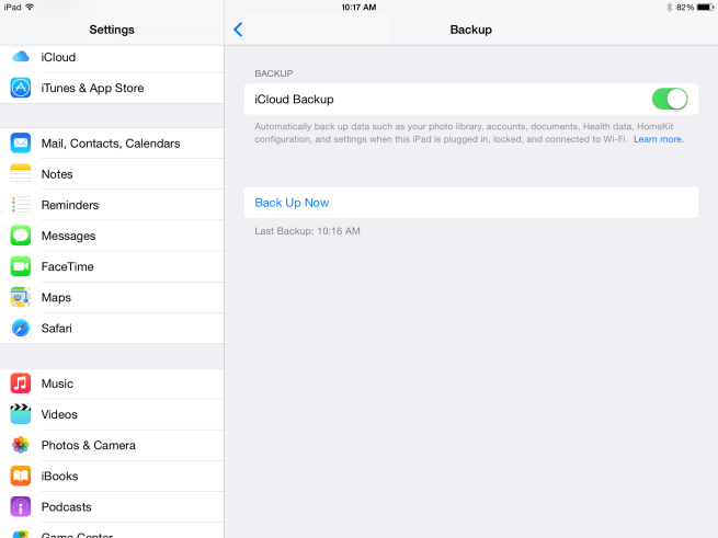 Hướng dẫn tự động sao lưu và đồng bộ iPhone 6s với iCloud