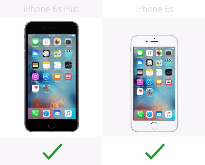 So sánh thông số kỹ thuật iPhone 6s Plus, iPhone 6s, iPhone 6 Plus, iPhone 6 và iPhone SE (Phần 2)