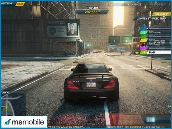 Tính năng chính của game Speed Racing cho Android, iPhone