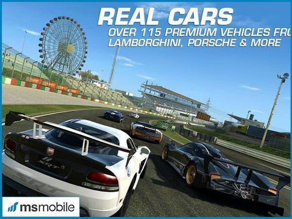 Tính năng chính của game Real Racing 3 cho Android, iPhone