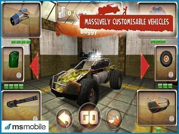 Tính năng nổi bật của game Zombie Derby 2 trên Android