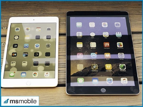 Về màn hình của iPad Mini 4 và chiếc iPad Air 2