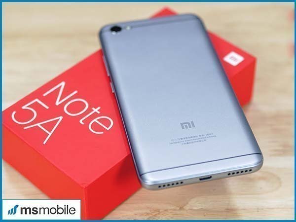 Xiaomi Redmi Note 5a có đường nét thiết kế tinh tế 
